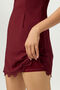 ESSENTIALS LASERCUT DRESS