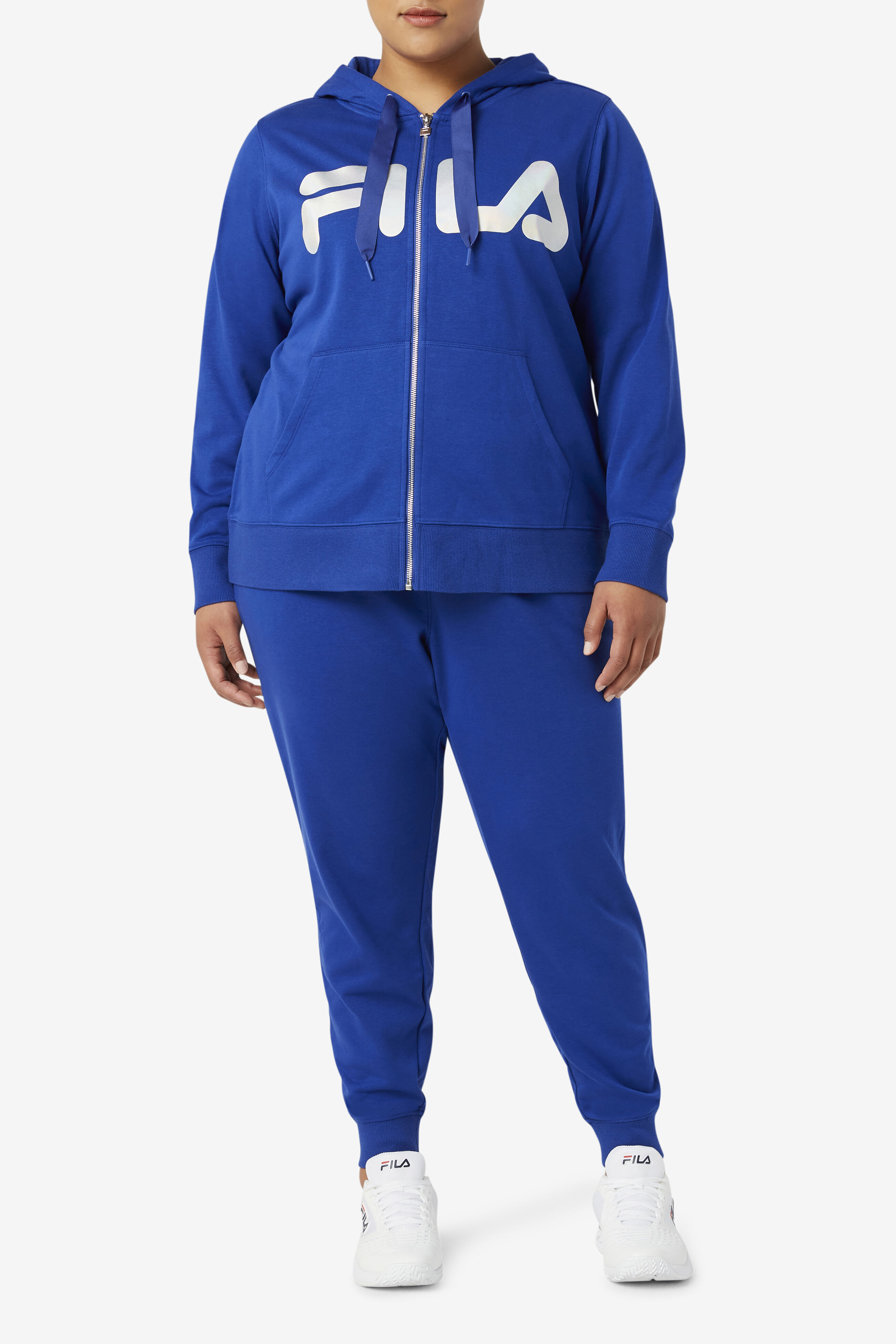 Curve Plus Size Zip Up Hoodie FILA