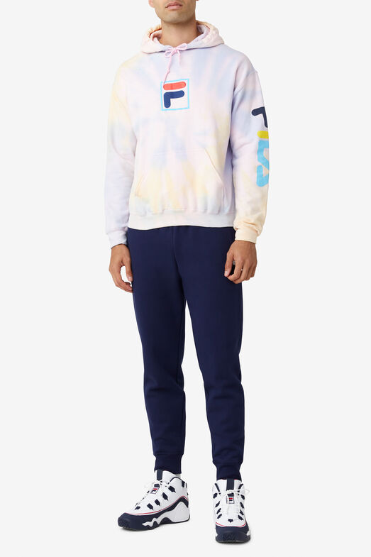 TIE DYE PUFF HOODIE