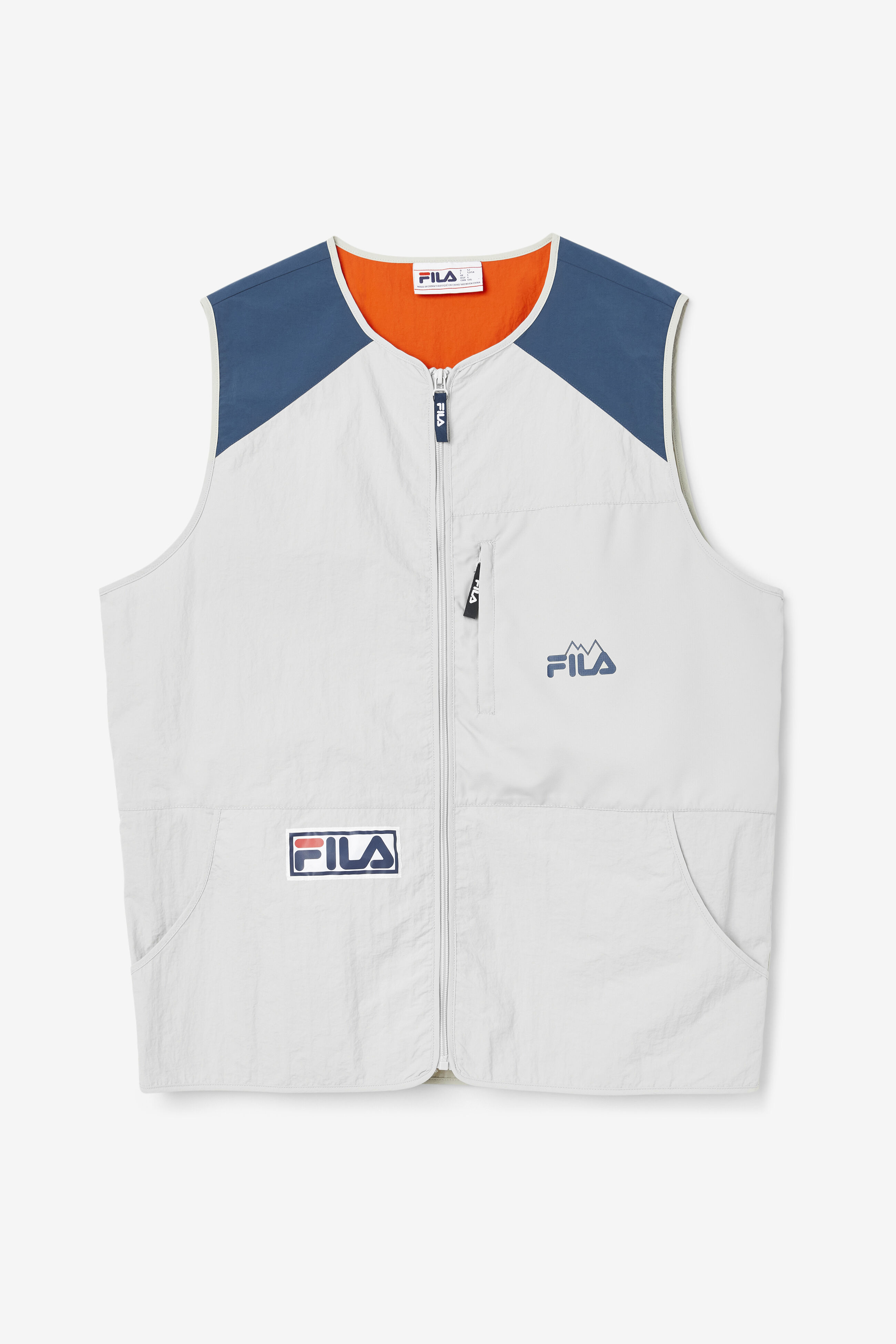 Hansi Front Closure Tri color Men s Vest Fila