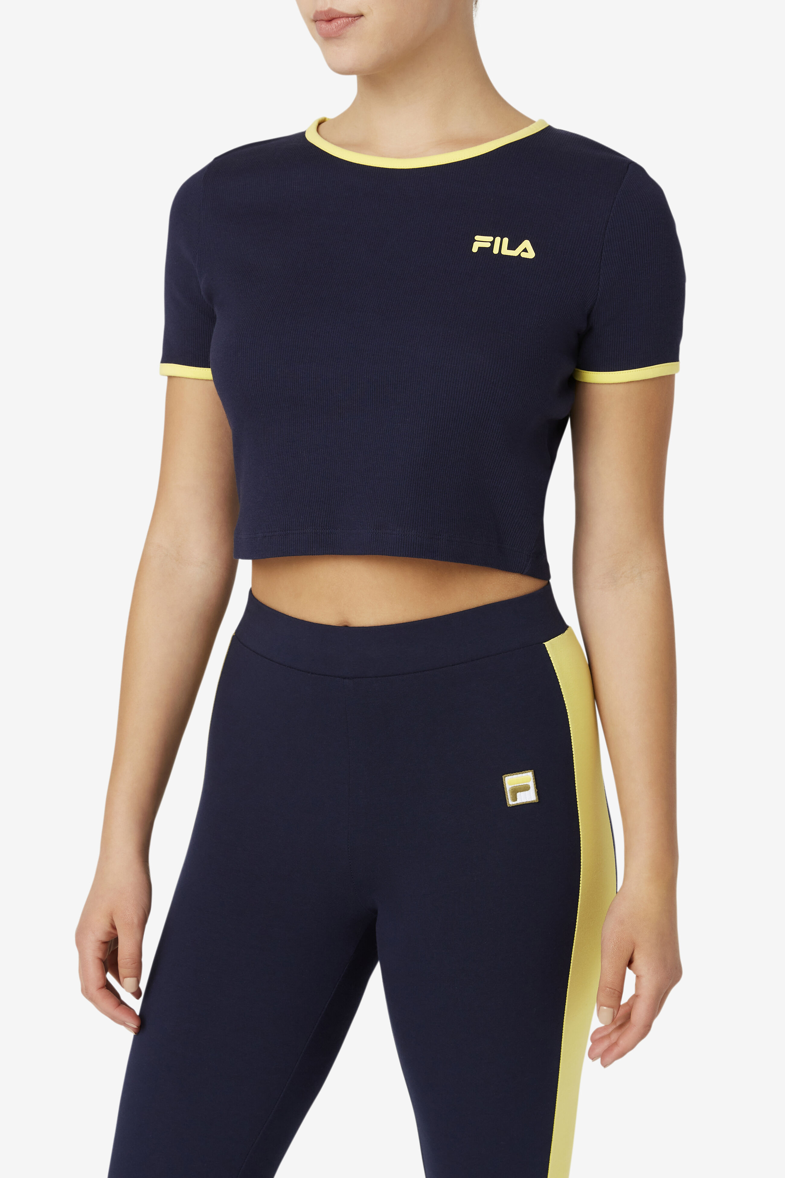 Fila shirt crop top on sale