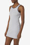MATTEA DRESS/SILVS/WHT/NIRN/Extra Small