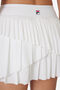 ASYMMETRICAL PLEATED SKORT