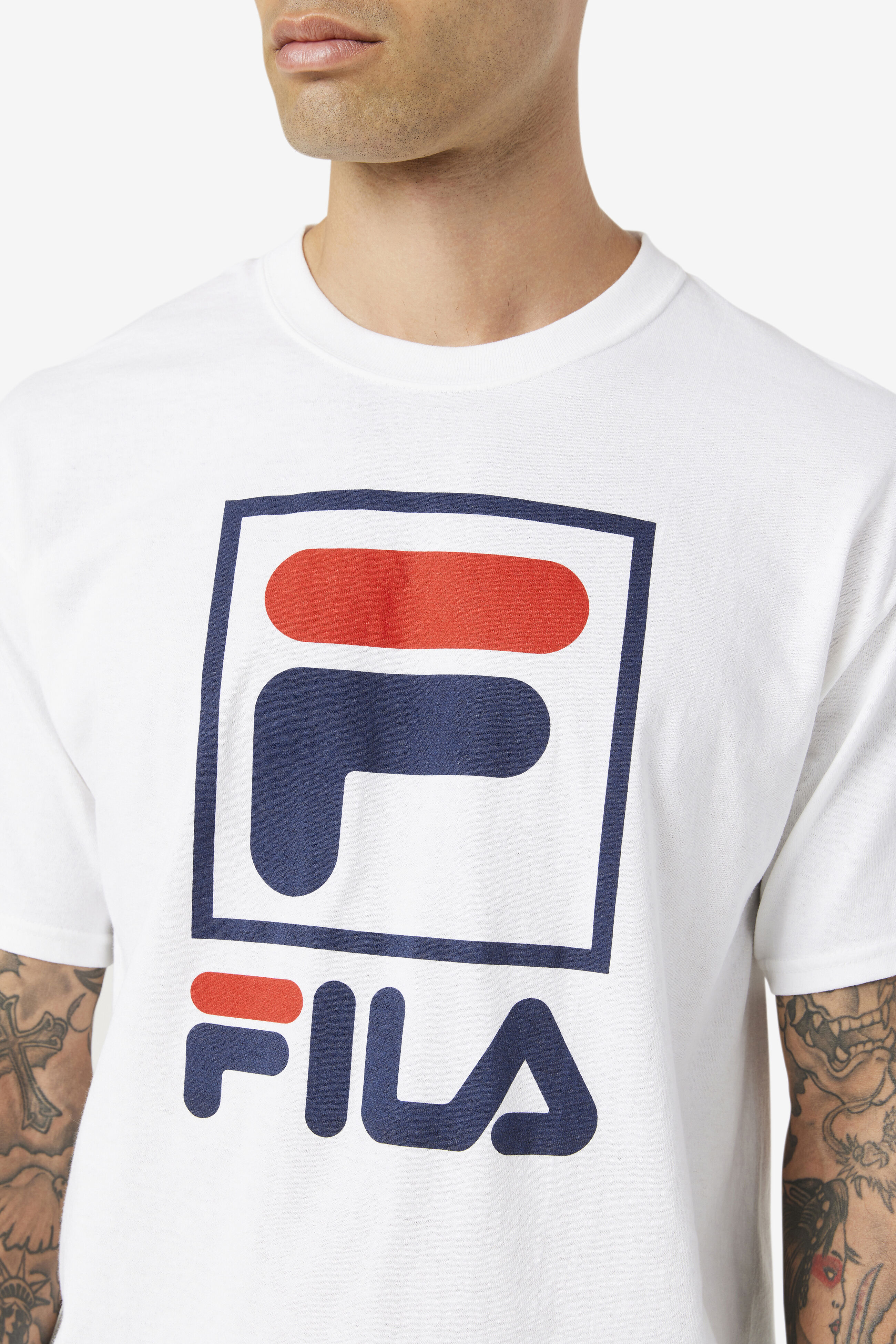 Fila stacked tee sales