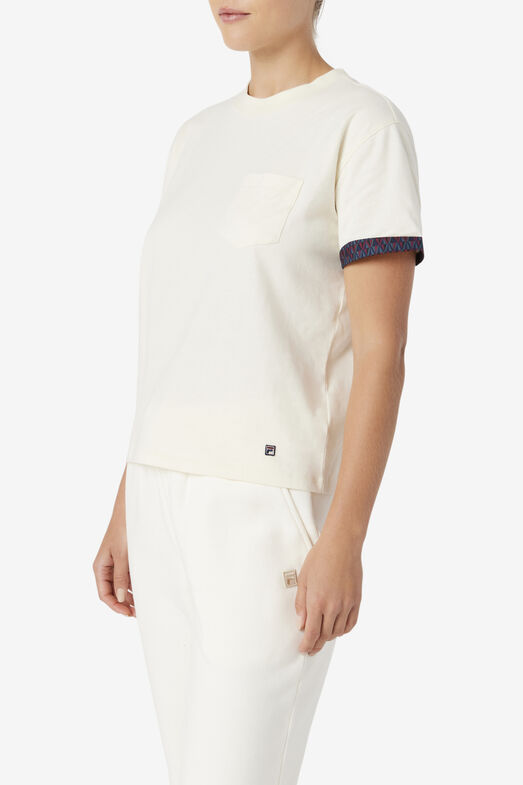 SLOANE TEE SHIRT/TOFU/Extra Small