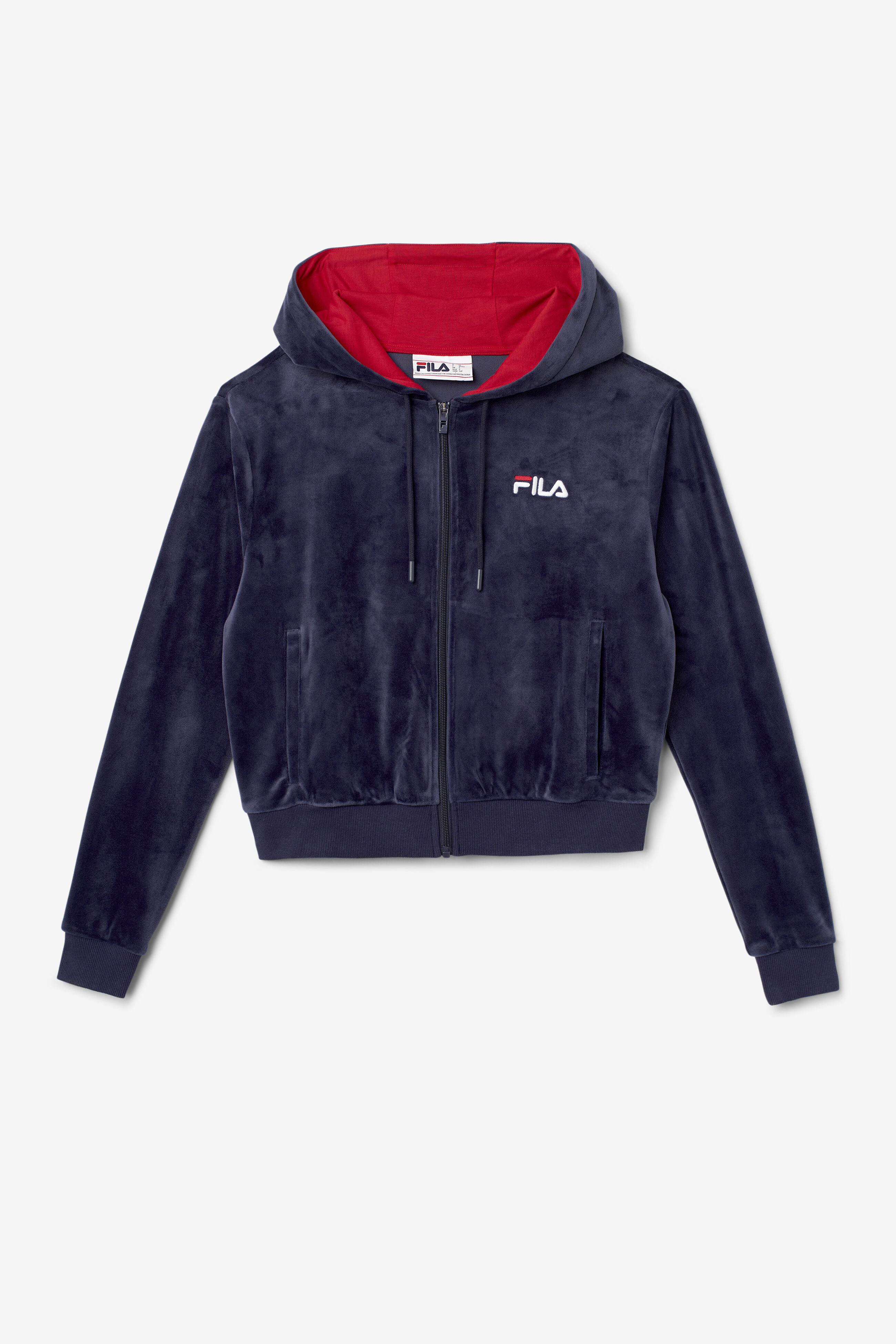 Fila velour jacket clearance womens