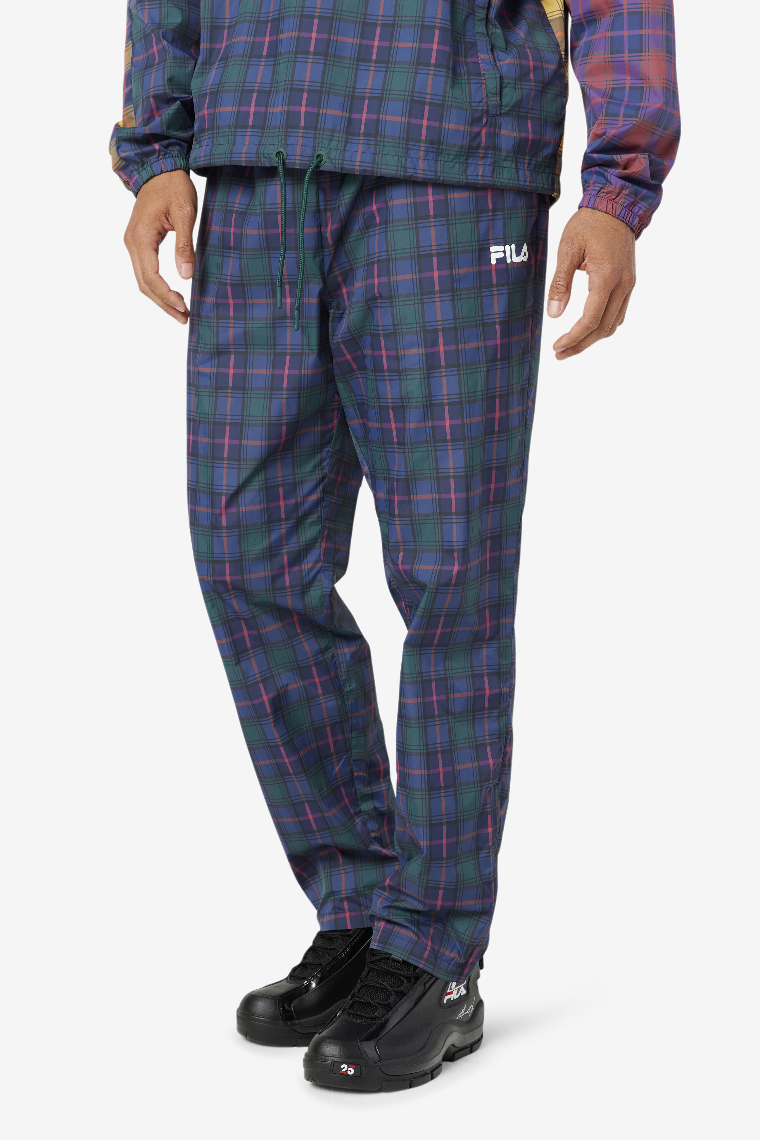 Fila shop checkered pants
