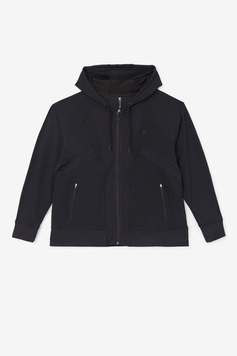FI-LUX TEXTURE FULL ZIP HOODIE/BLACK/1XLarge