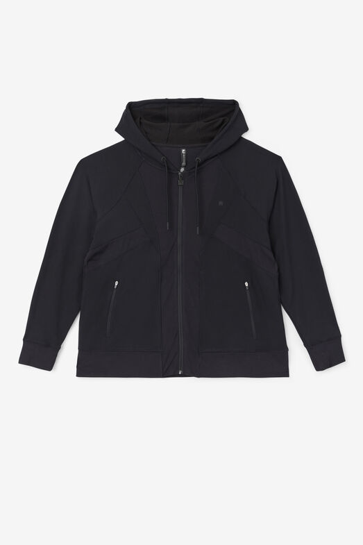 FI-LUX TEXTURE FULL ZIP HOODIE/BLACK/1XLarge
