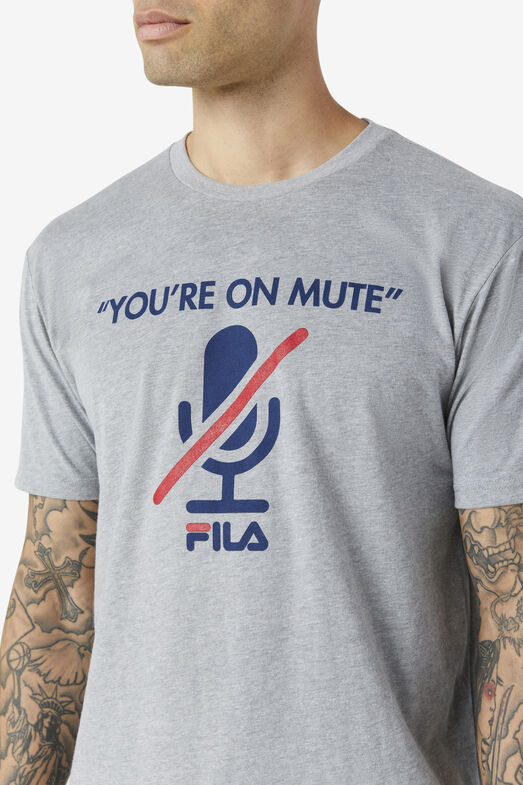 YOU&#39;RE ON MUTE TEE/HEATHERGREY/Medium