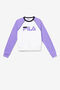 RICCARDA BLOCK SWEATSHIRT/WHT/PRHB/BLK/Large