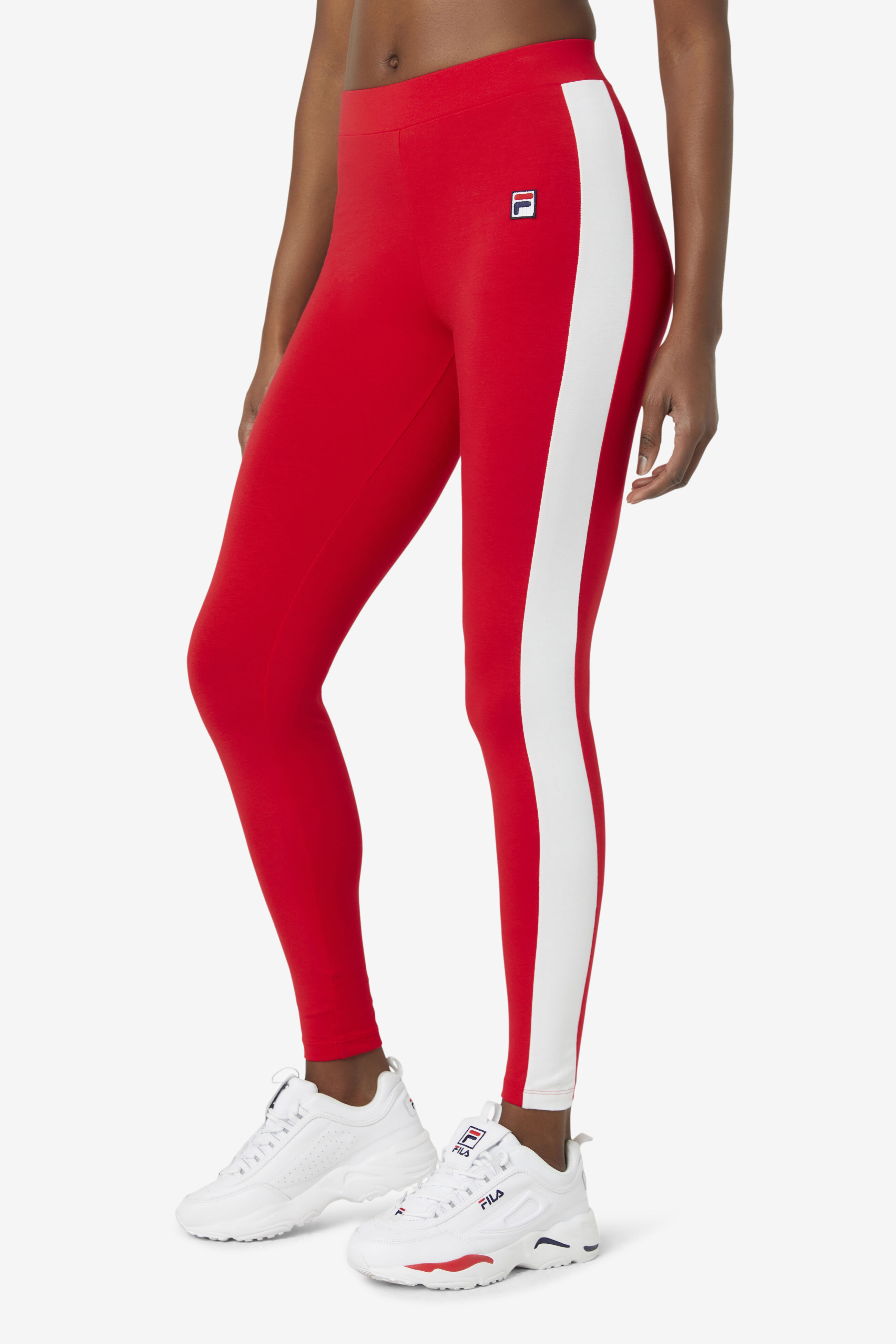 Red fila leggings hot sale