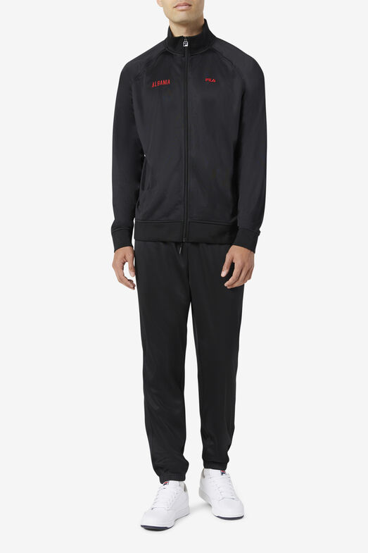 ALBANIA TRACK PANT/BLK/FRED/Extra large