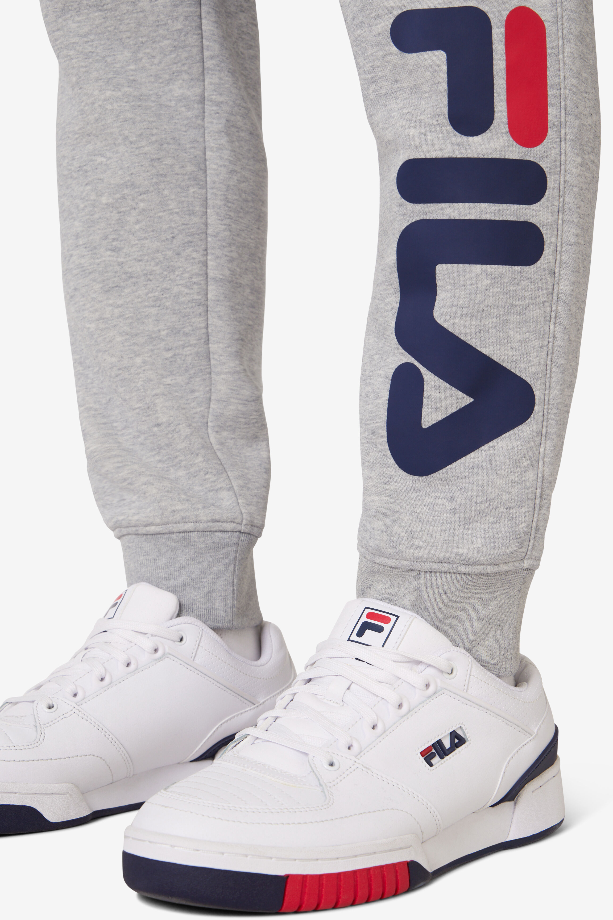 Fila Men s Classic Logo Jogger Pants 050 Grey Heather Large