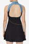 DRESS/BLK/DBLU/RATTN/Large