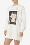 MADELYN GRAPHIC DRESS/GARD/THYM/TABS/Extra Small