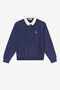 EDISON RUGBY SWEATER/PEAC/WWHT/Large