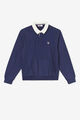 EDISON RUGBY SWEATER/PEAC/WWHT/Small