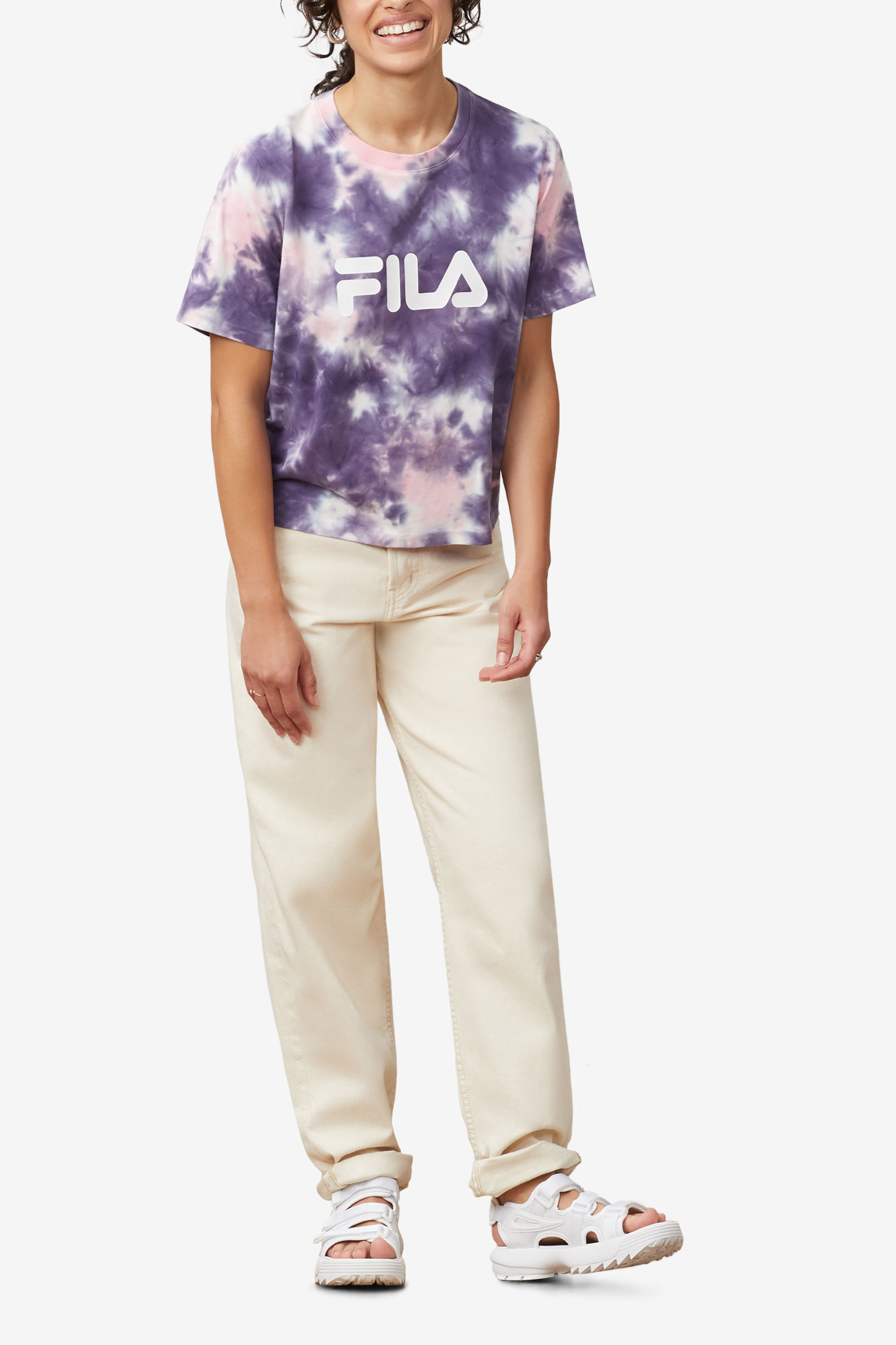 Fila hannah tie dye tee new arrivals