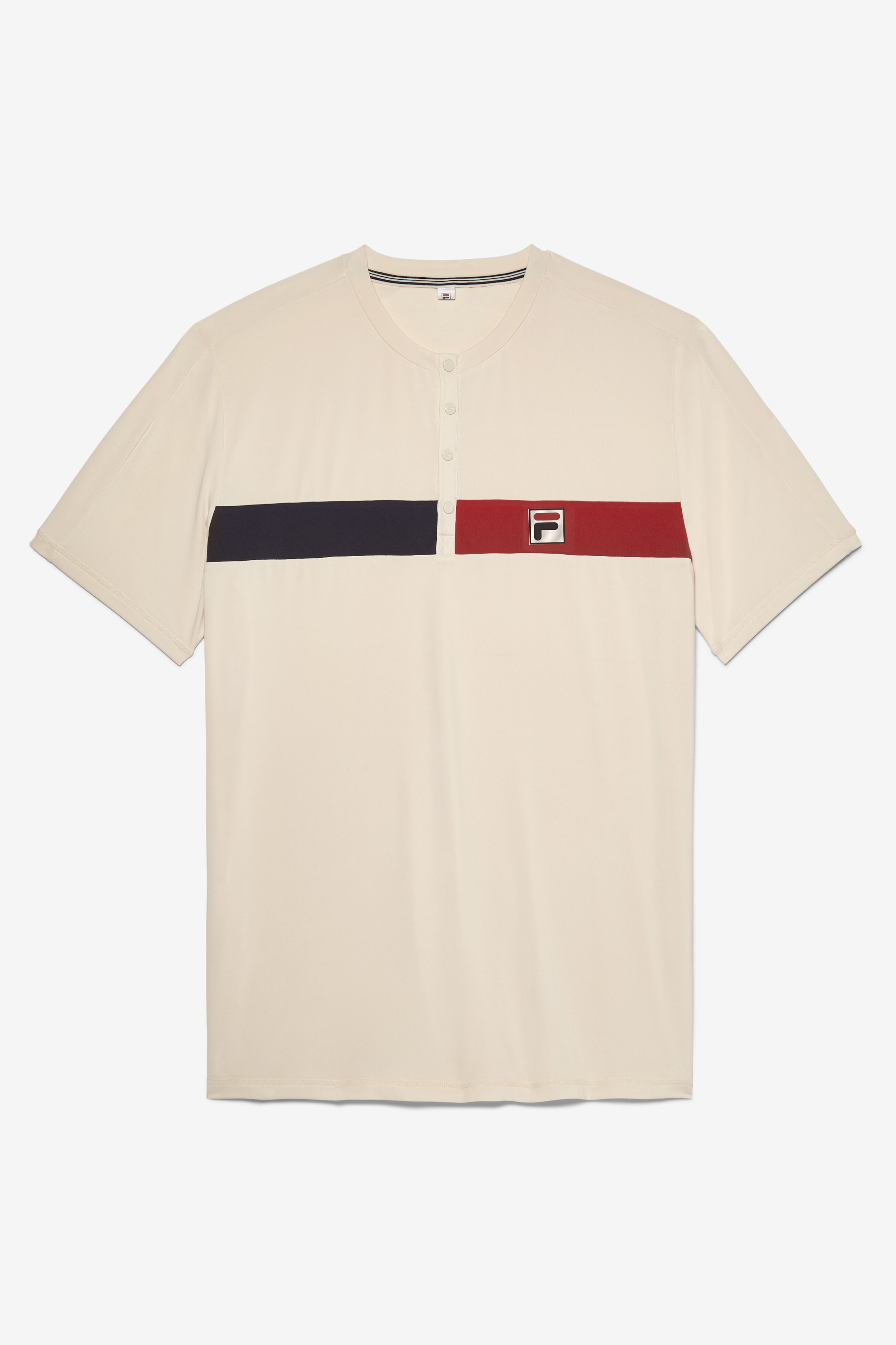 Heritage Short Sleeve Henley T shirt For Men Fila
