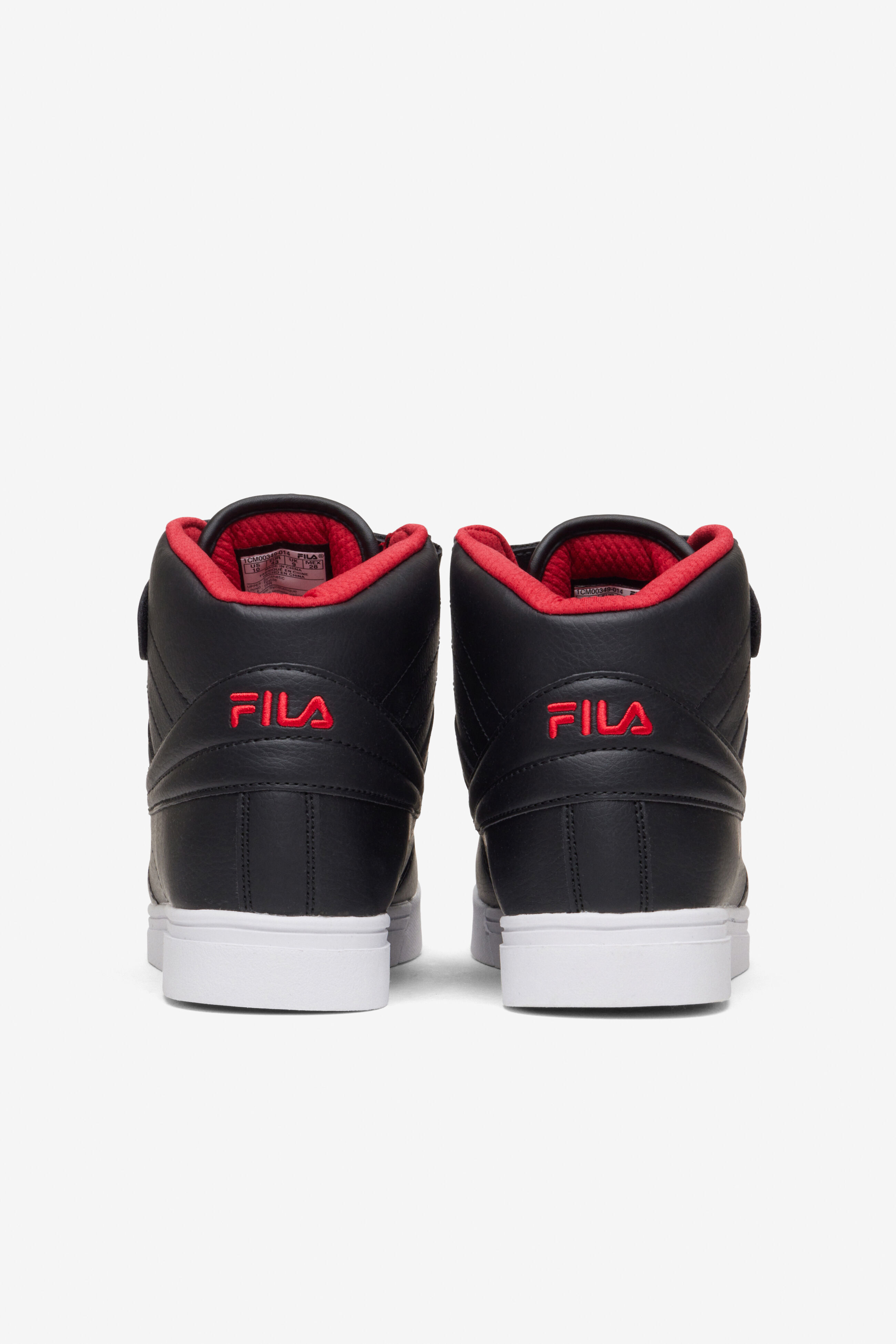 Red and black filas hot sale