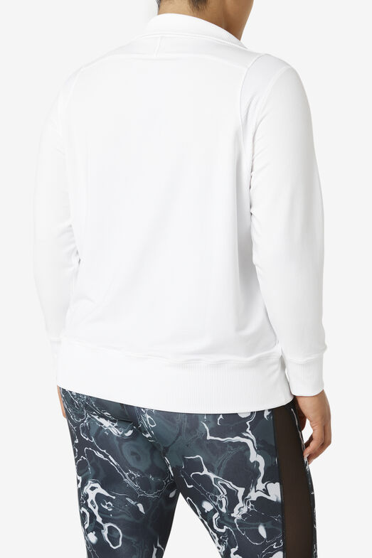 FI-LUX HALF ZIP/WHITE/1XLarge