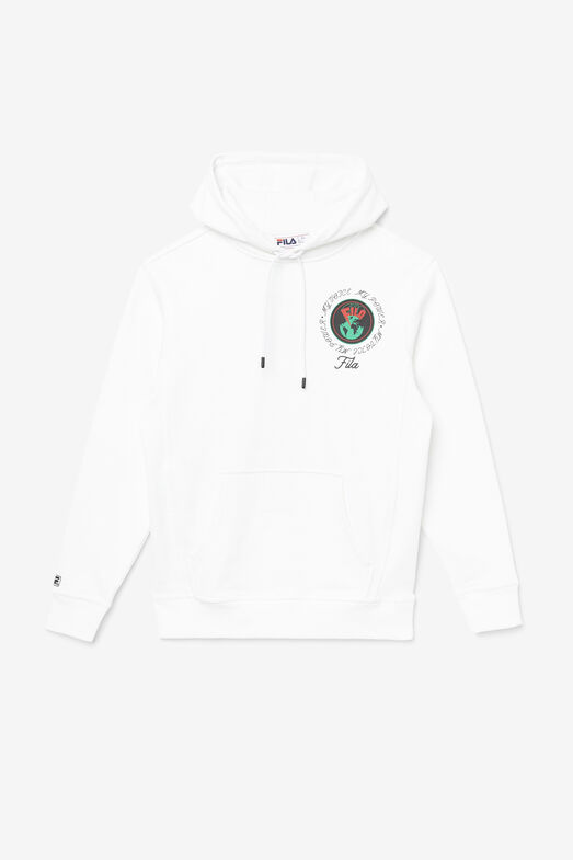 HUNT HOODIE/WHITE/Large