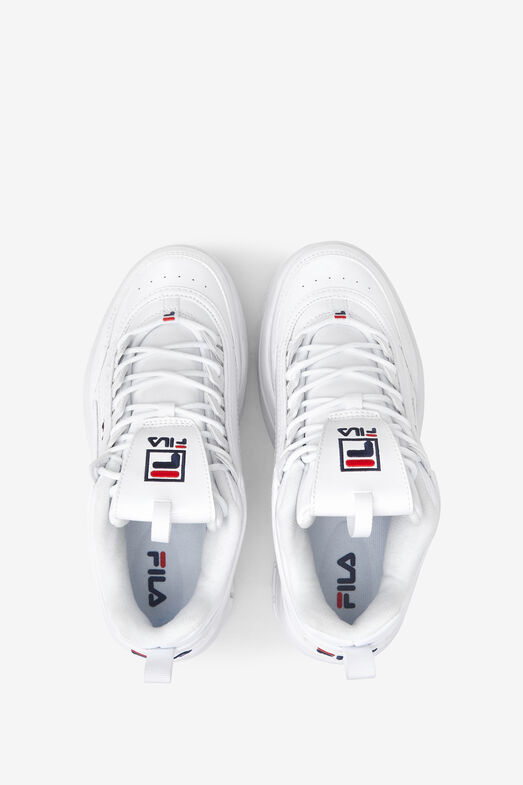 Despertar Levántate Margaret Mitchell Women's Disruptor 2 Wedge Patent Leather Platform Sneaker | Fila