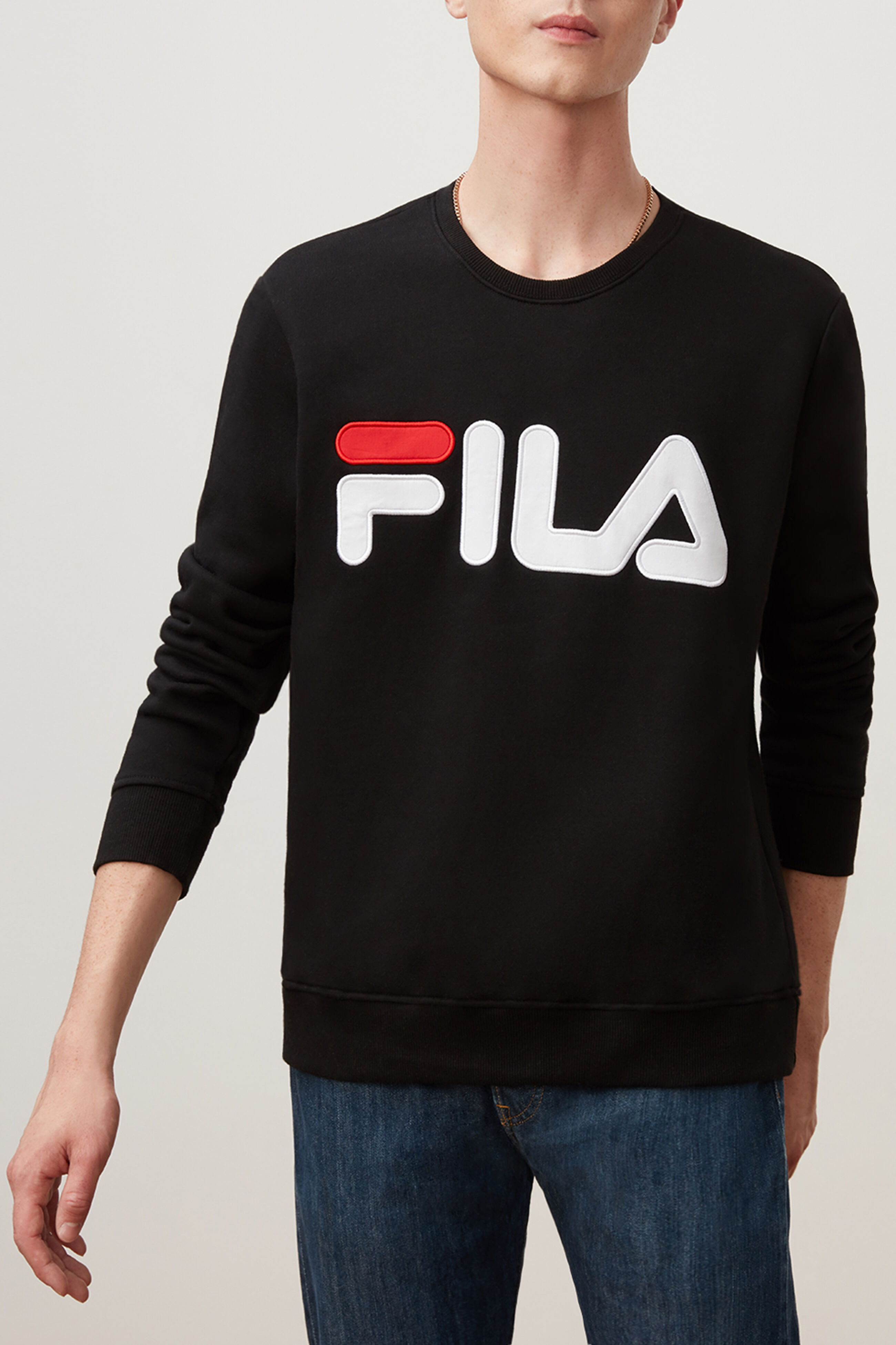 Mens hotsell fila crewneck
