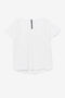 UPLIFT TEXTURE S/S TOP/WHTIE/2XLarge