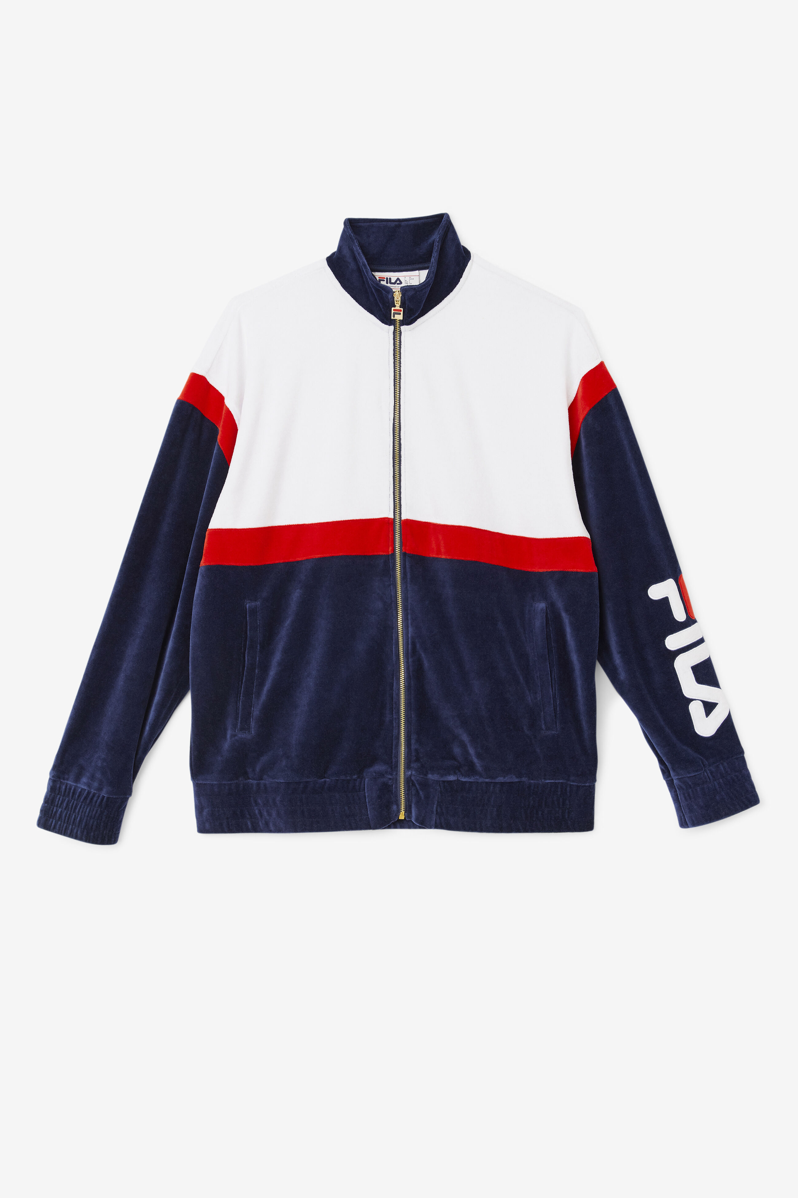 Mansur Two toned Velour Jacket Fila