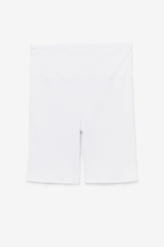 CAM HIGH RISE 8 IN BIKE SHORT/WHITE/Medium