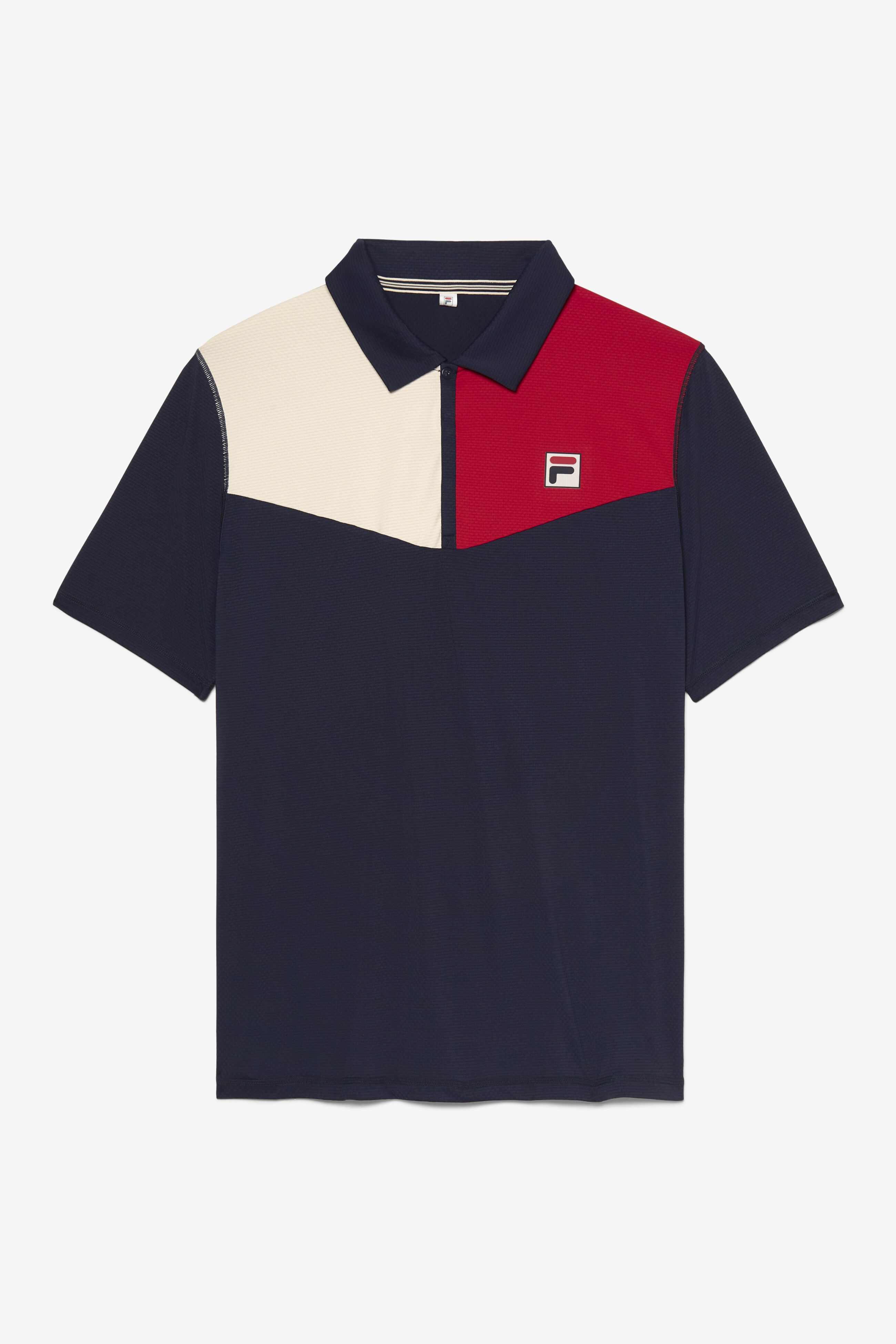 Fila color block shirt clearance