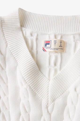 BASELINE CHNKY V-NECK SWEATER
