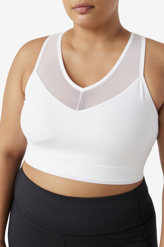 UPLIFT RACERBACK BRA TOP/WHITE/3XLarge