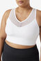 UPLIFT RACERBACK BRA TOP/WHITE/3XLarge