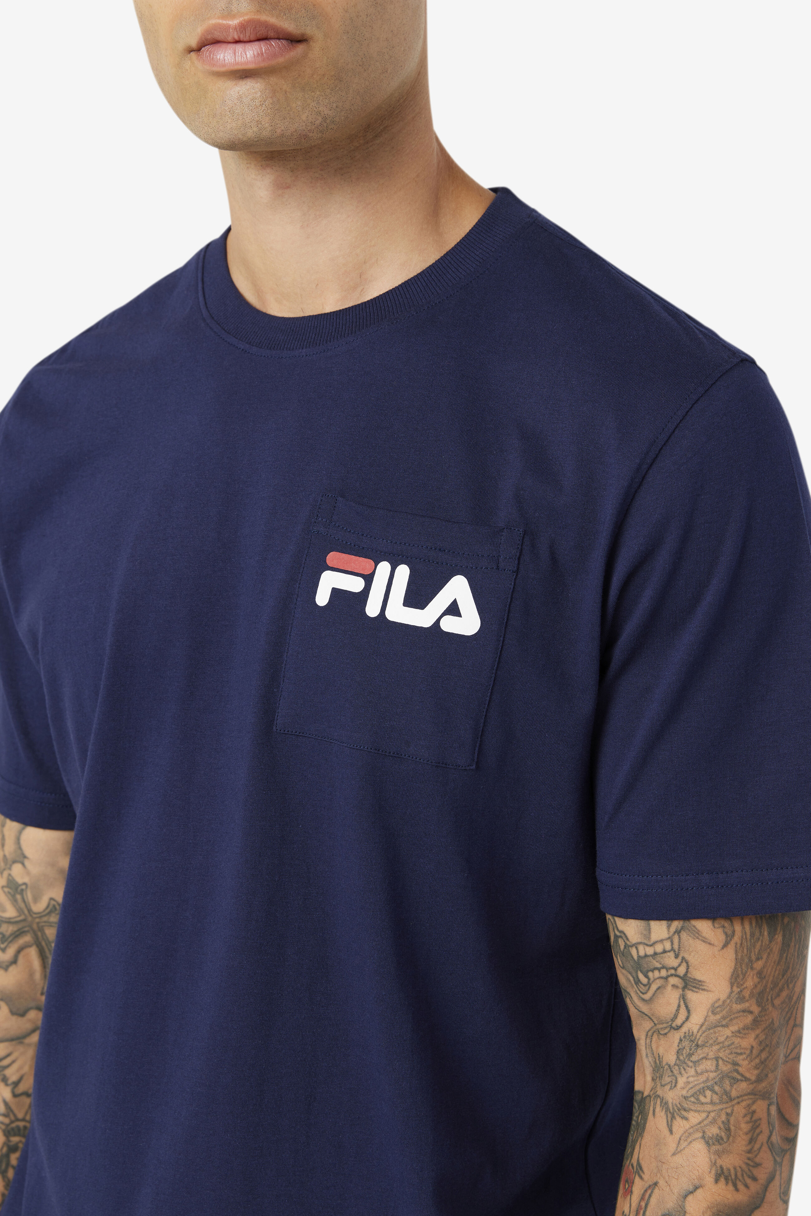 Curtis Short Sleeve Chest Pocket T shirt Fila