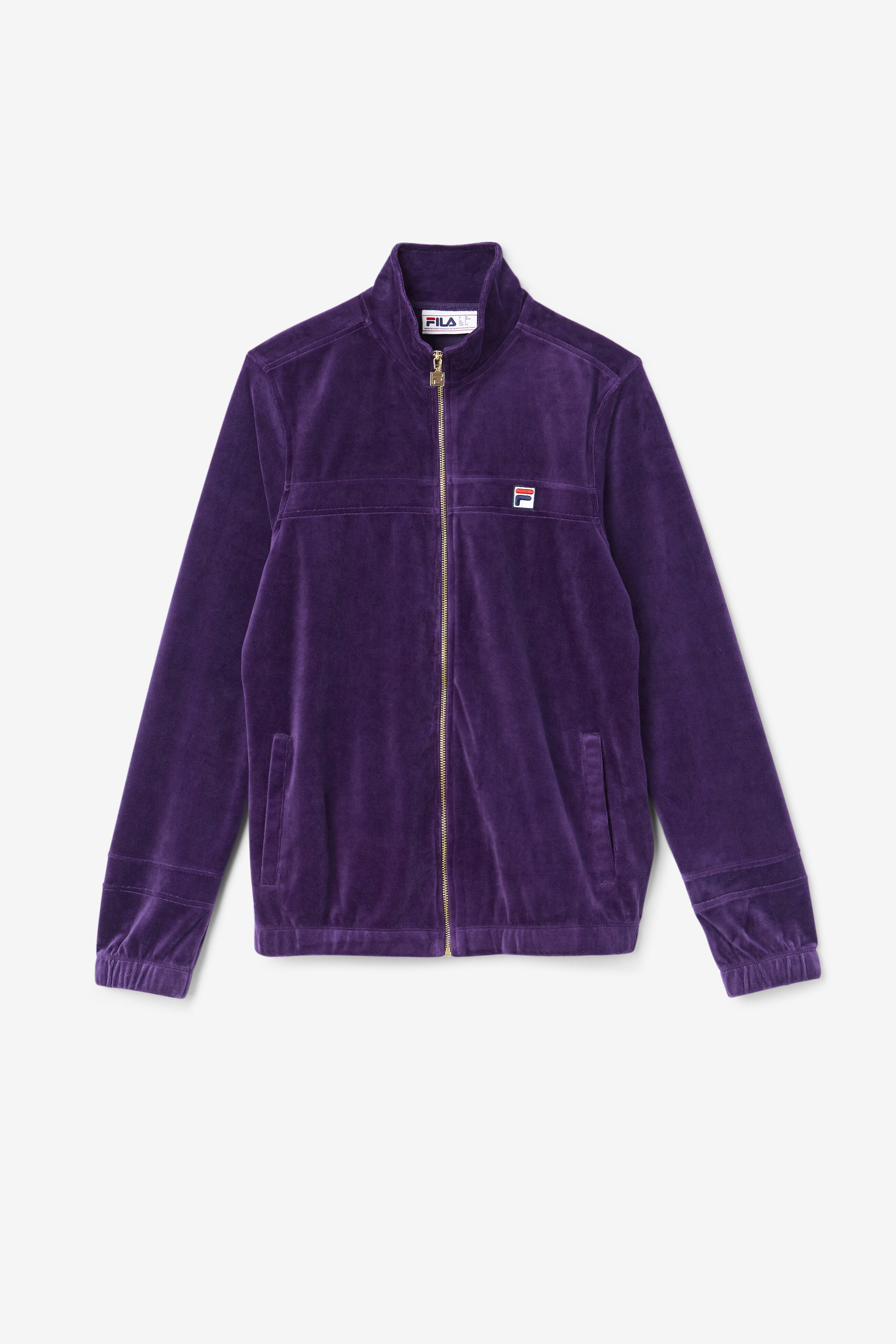 Fila men's velour jacket online