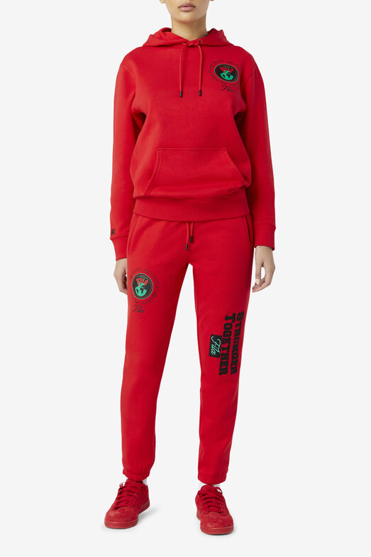 HUNT HOODIE/CHINESE RED/Large