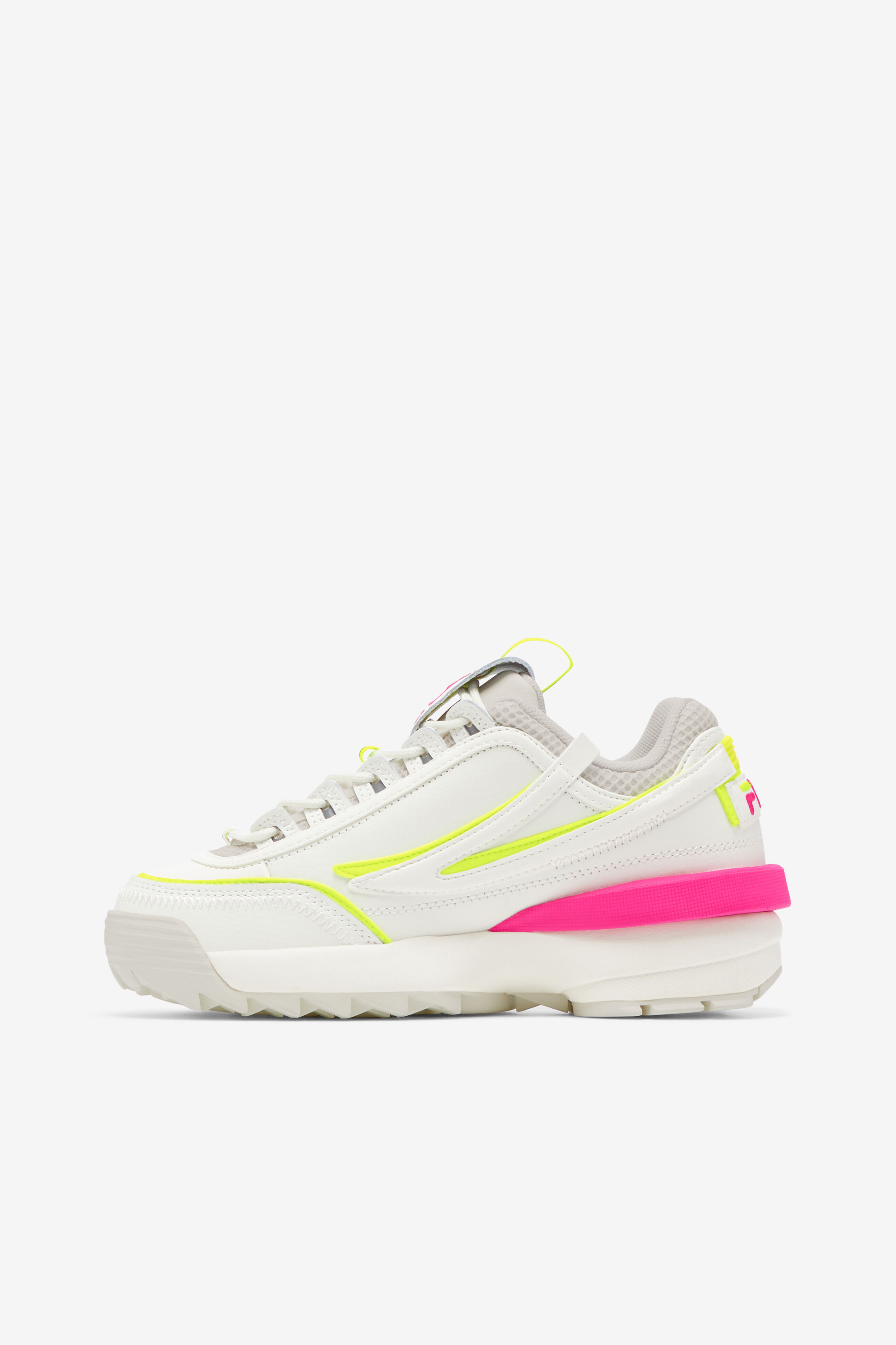 fila yellow disruptor ii leather trainers