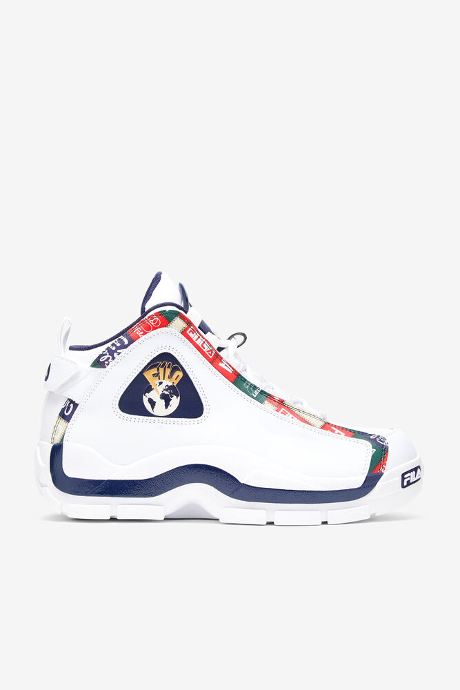 Grant Hill 2 Patchwork/WHT/FNVY/FRED/Seven and a half