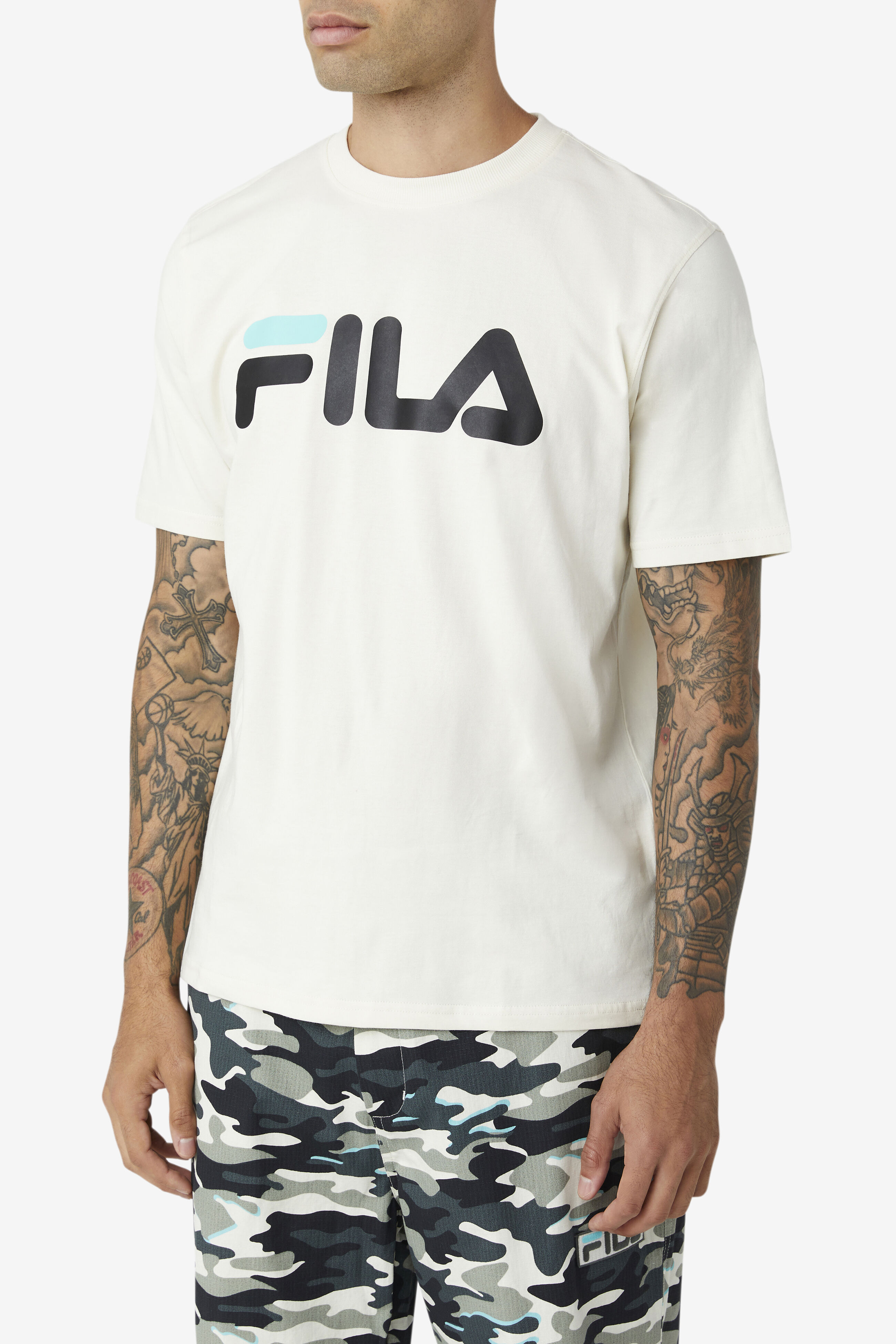 Men s Short Sleeve Eagle Tee Shirt Fila