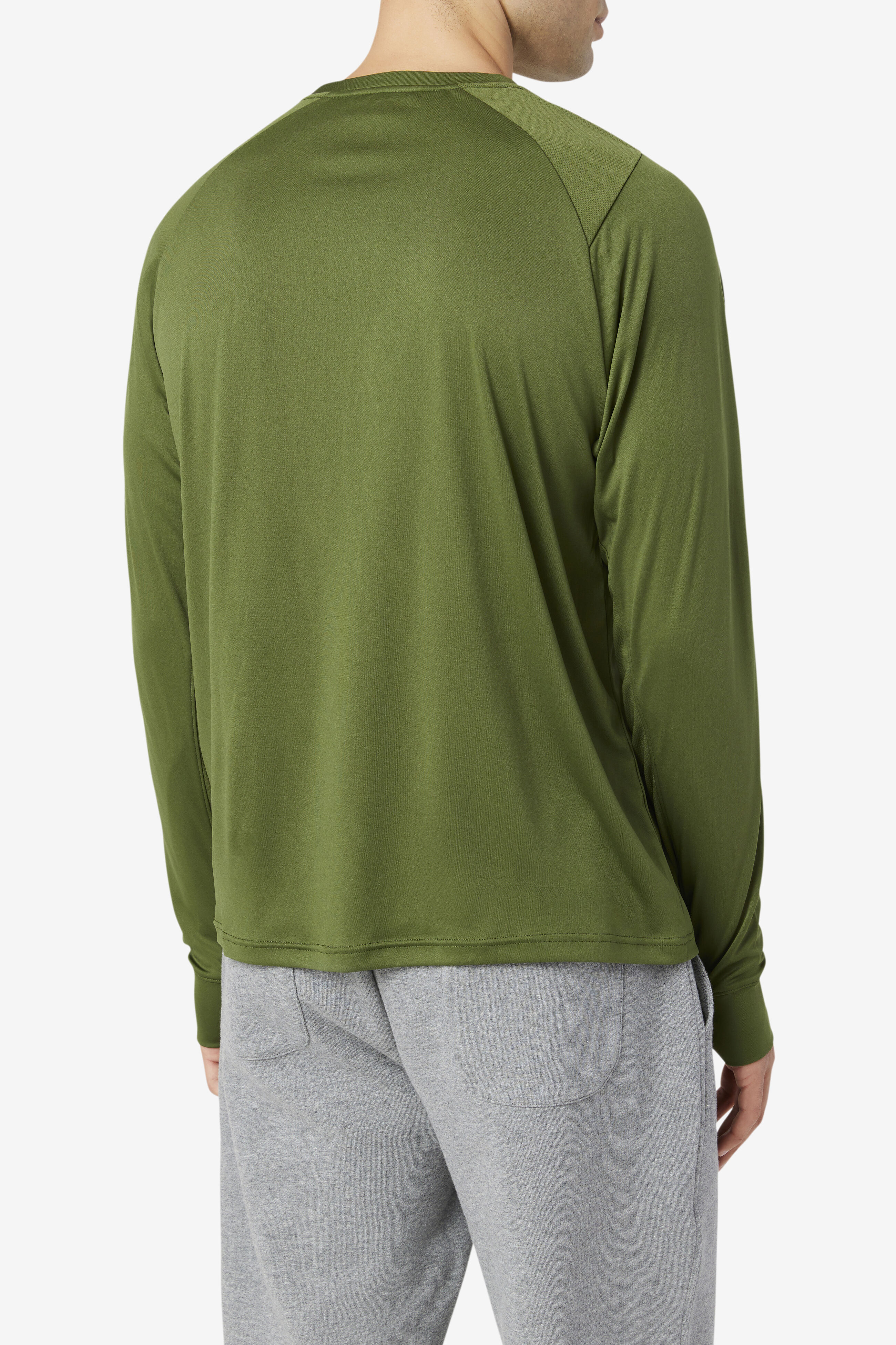 Olive green fila shirt online
