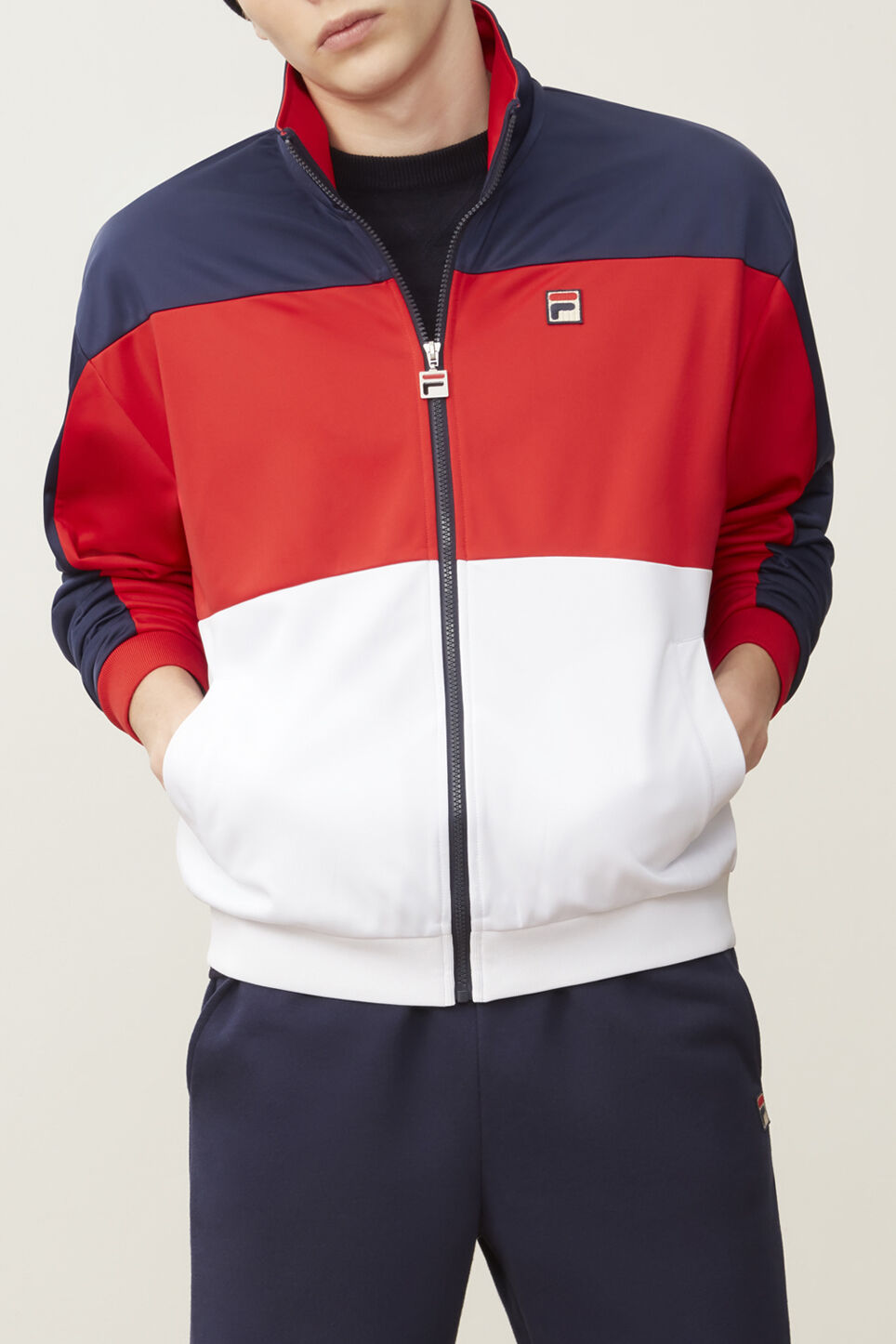 Red fila 2025 track top