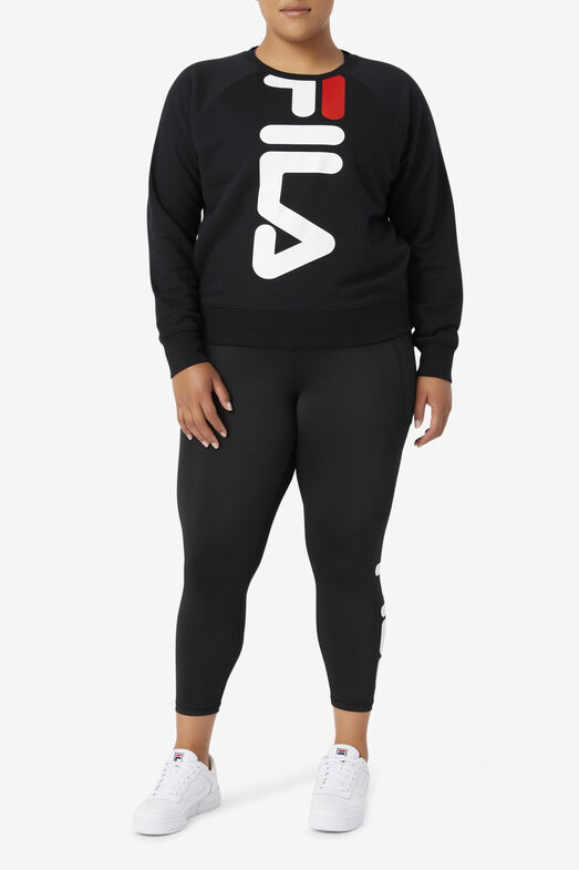SLICK CHICKS CREW/BLACK/5XLarge