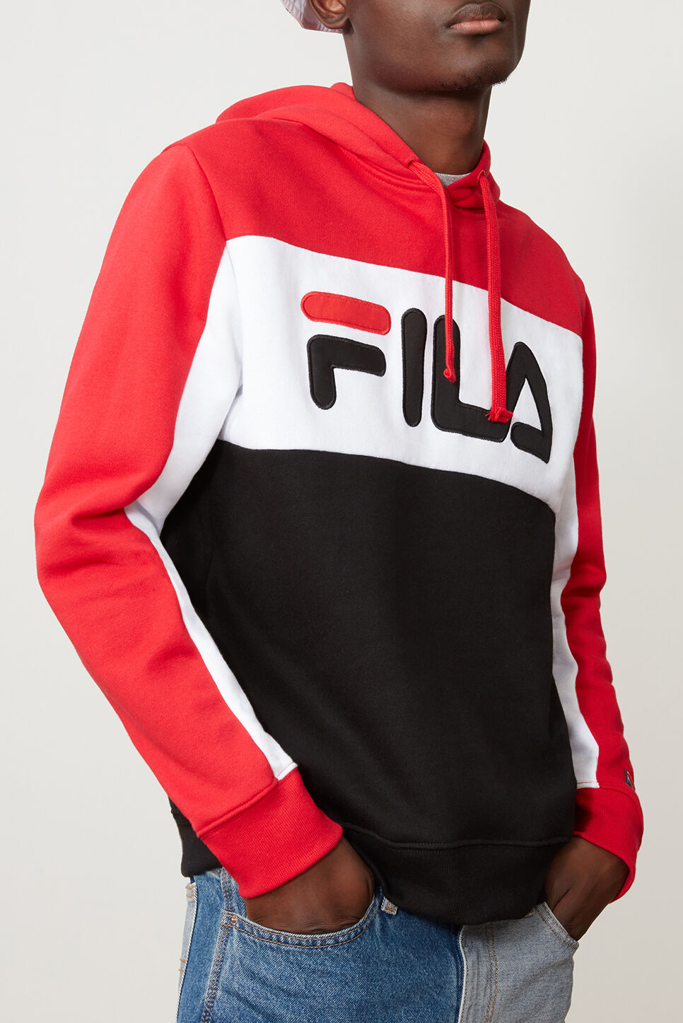 Fila tri cheap color hoodie