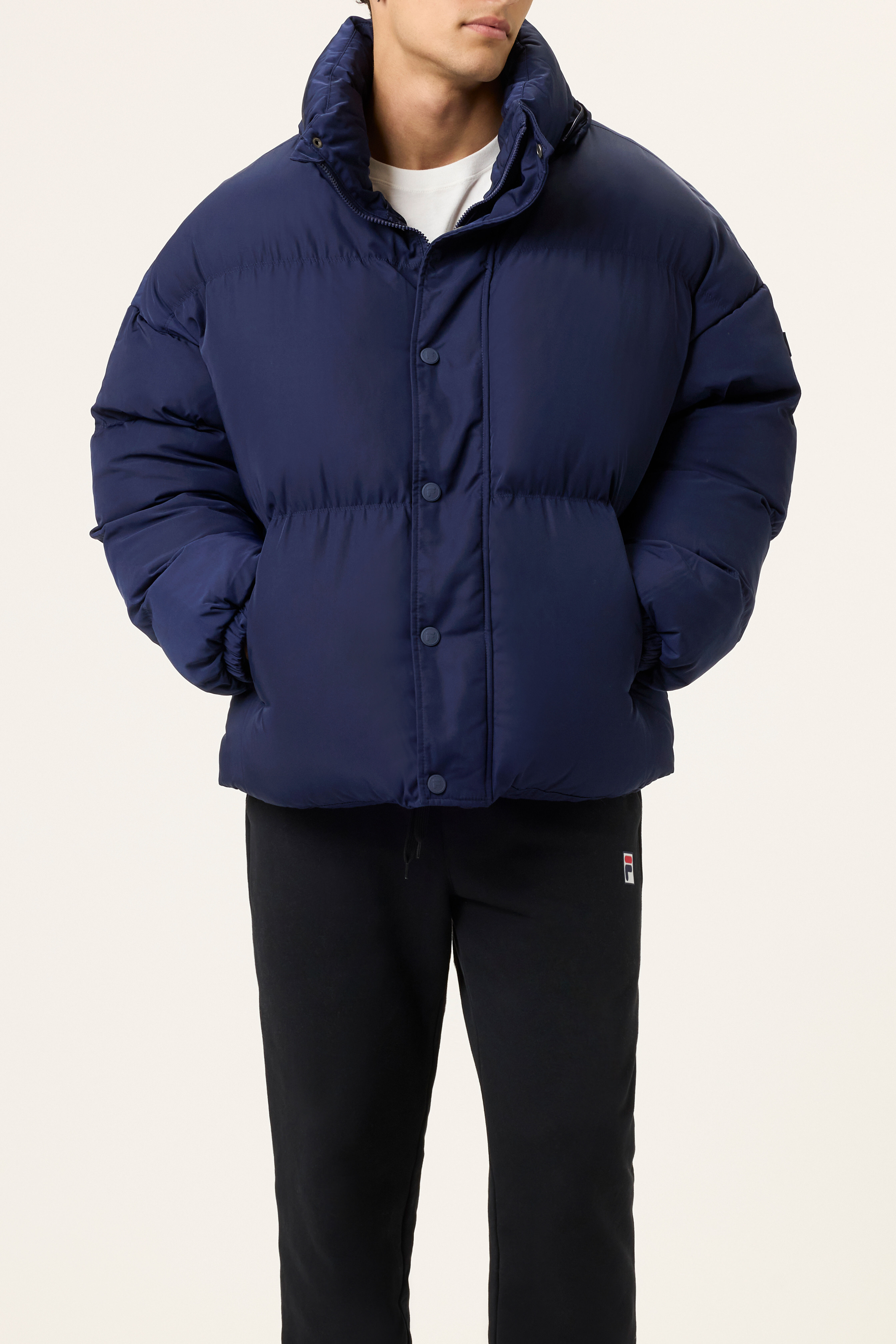 Navy fila jacket top