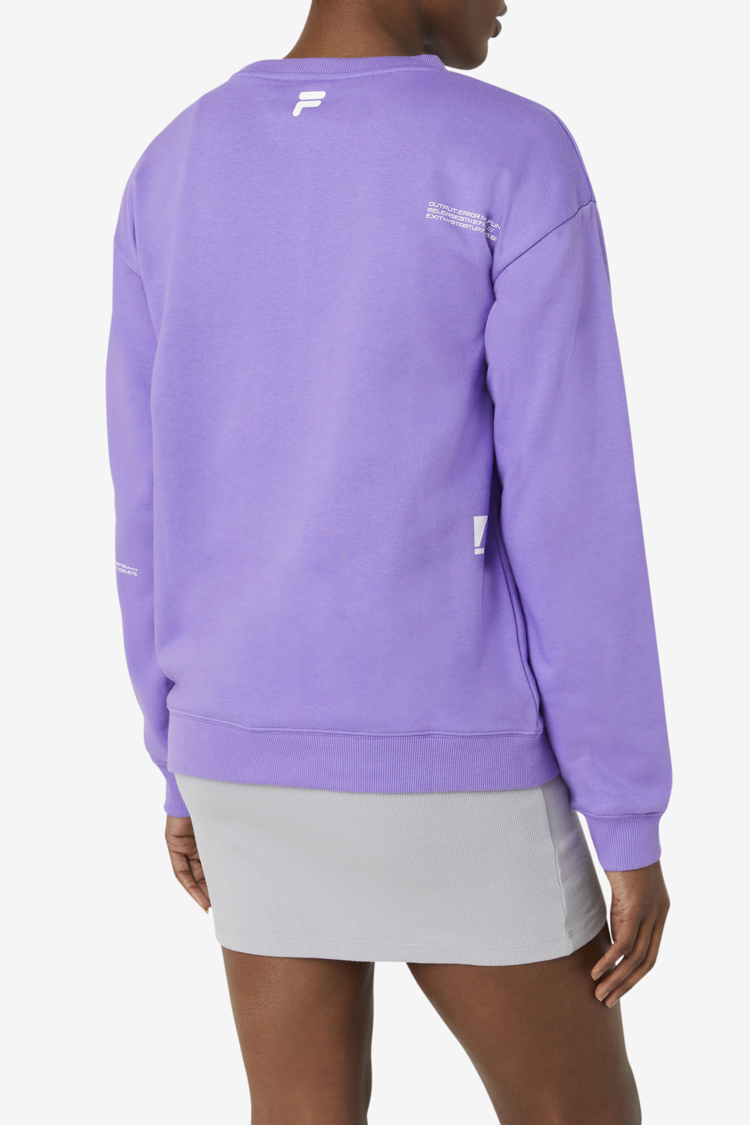 Purple shop fila sweatshirt