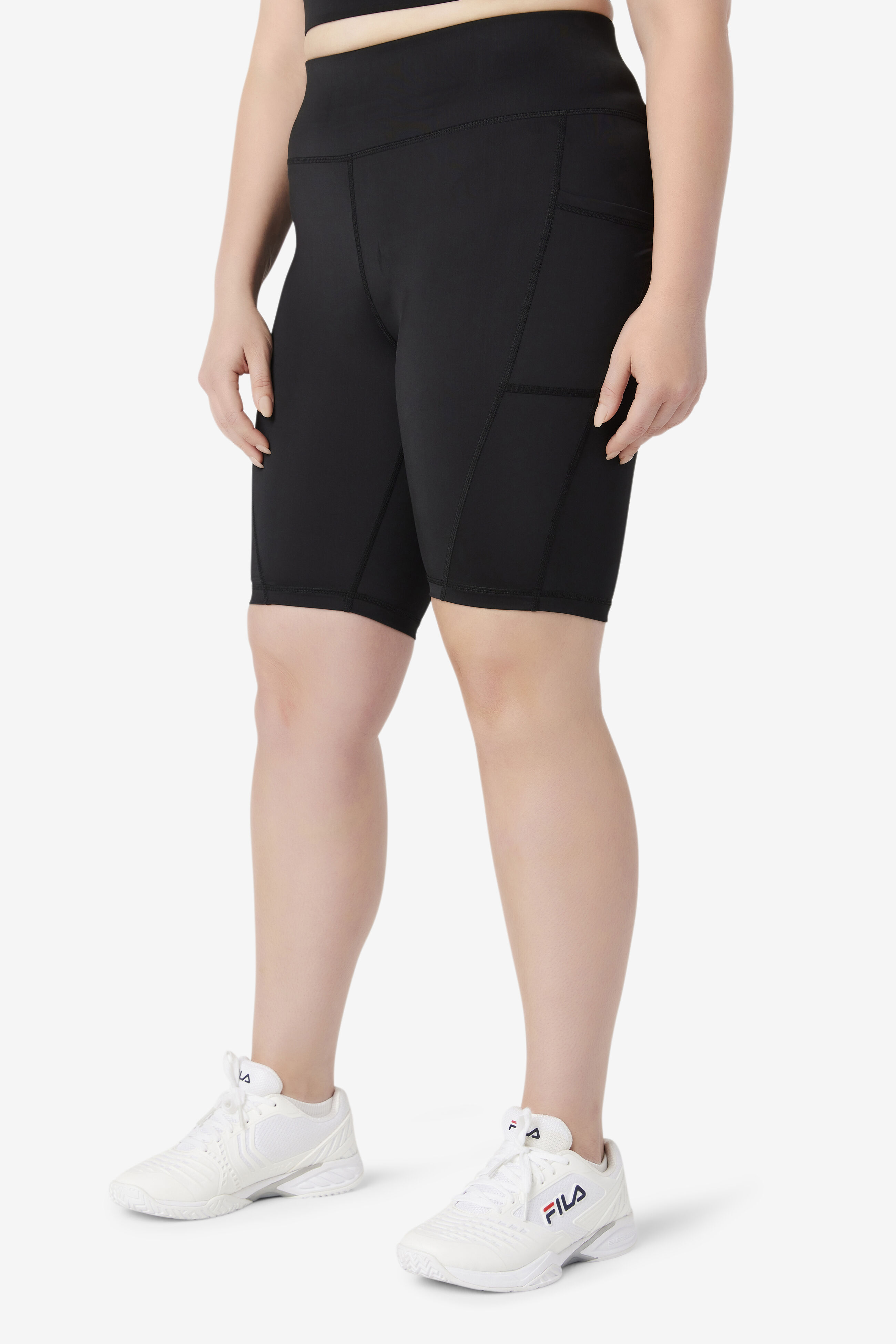 Fila biker shorts plus deals size