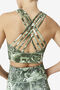 UPLIFT HIGH NECK SPORTS BRA/BASILMARBLE/Small